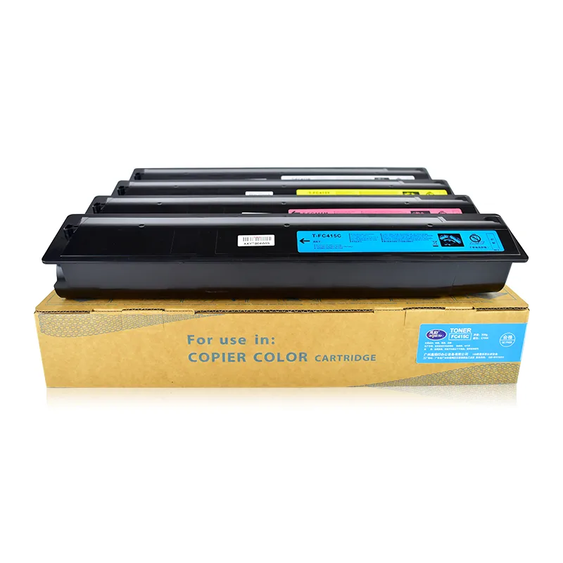 Sensation T-FC415 copier colour cartridges on a box printed For use in: Copier Color Cartridge