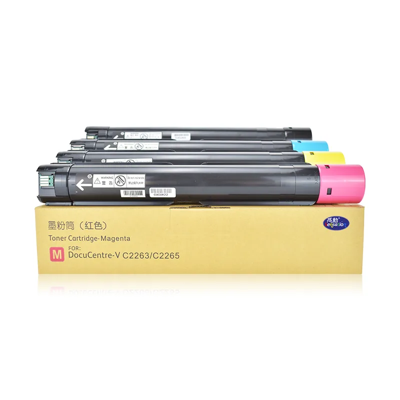 Sensation toner cartridges for DocuCentre-V C2263 and C2265 on their magenta-labelled box